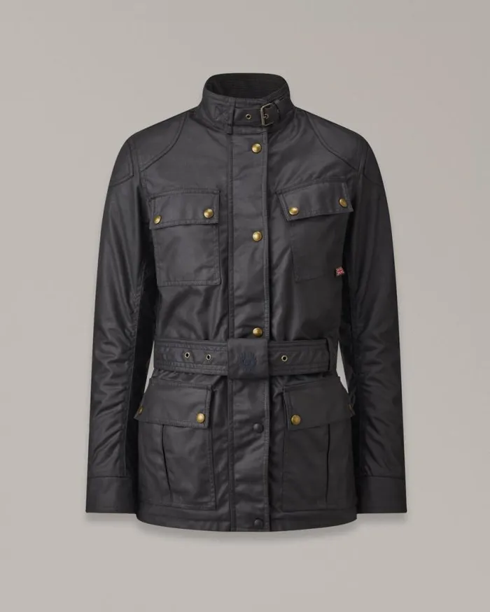 Motorcycle Armour MenWomen Belstaff Trialmaster Motorcycle Jacket Black