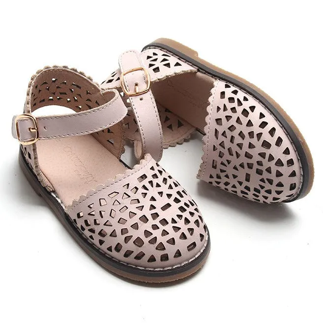 Nisolo Baby Toddler and Kids Shoes Women Pocket Hard Sole Sandal Dusty Pink Dusty Pink