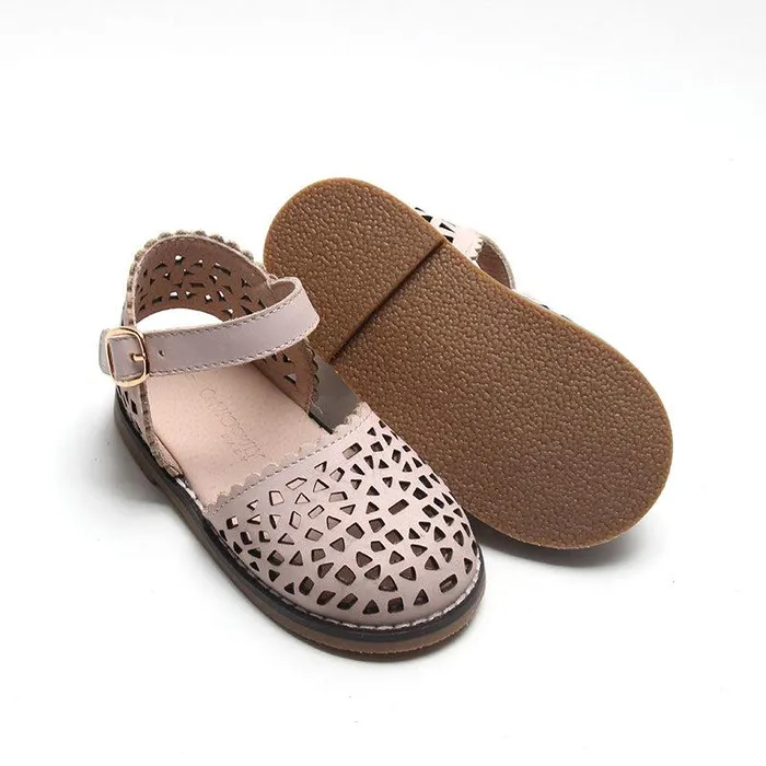 Nisolo Baby Toddler and Kids Shoes Women Pocket Hard Sole Sandal Dusty Pink Dusty Pink