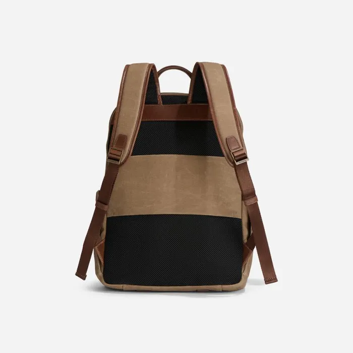 Nisolo Bags and Wallets Men Alex Commuter Backpack Waxed Canvas Nisolo Bags and Wallets Men Alex Commuter Backpack Waxed Canvas