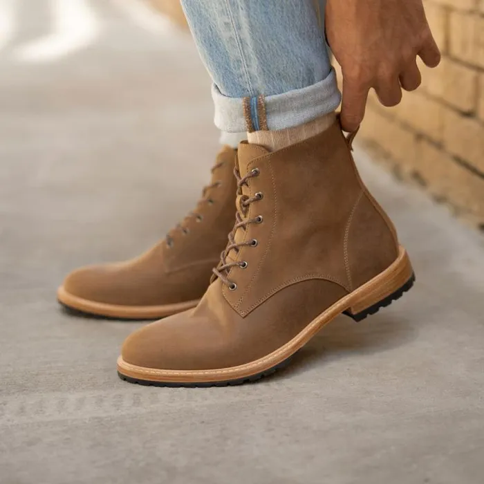 Nisolo Boots Men Martin AllWeather Boot Tobacco Nisolo Boots Men Martin AllWeather Boot Tobacco