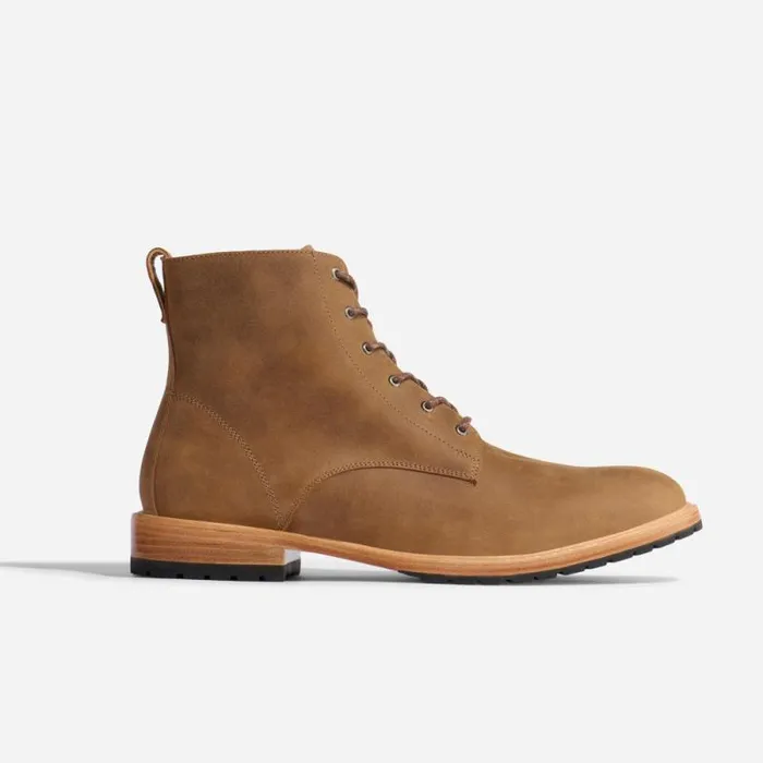 Nisolo Boots Men Martin AllWeather Boot Tobacco Nisolo Boots Men Martin AllWeather Boot Tobacco