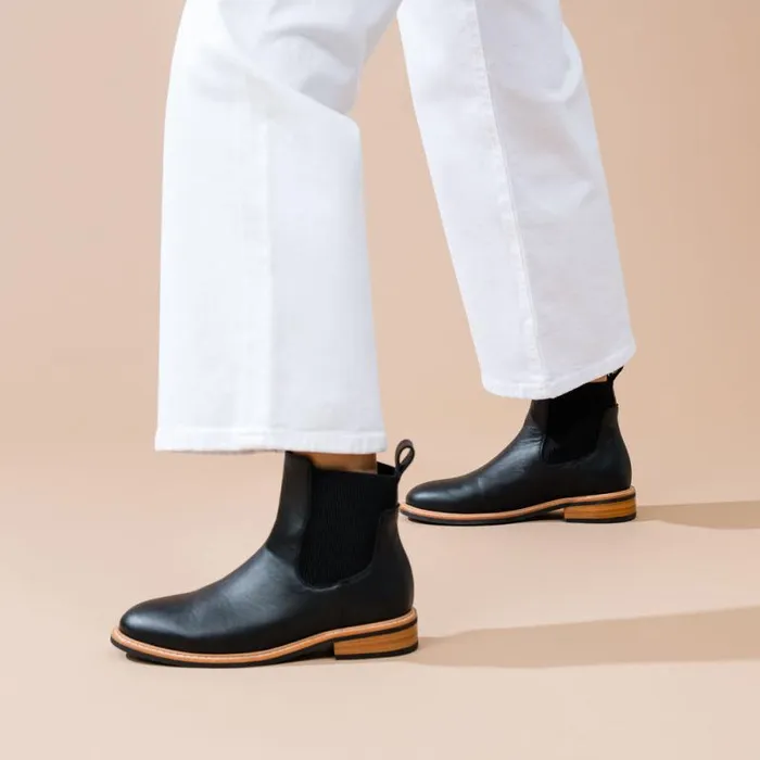 Nisolo Boots Women Carmen Chelsea Boot 20 Black Nisolo Boots Women Carmen Chelsea Boot 20 Black