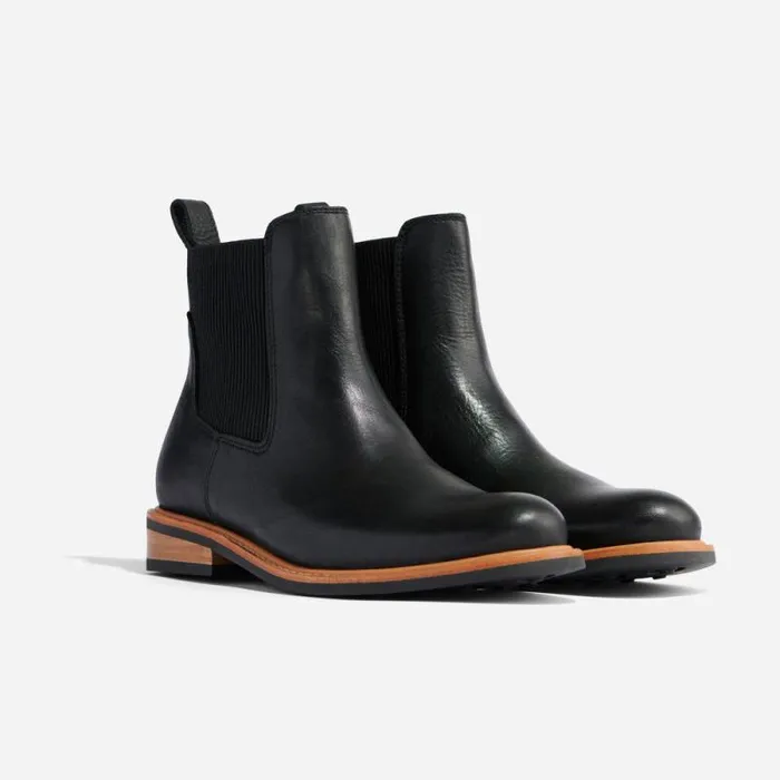 Nisolo Boots Women Carmen Chelsea Boot Black