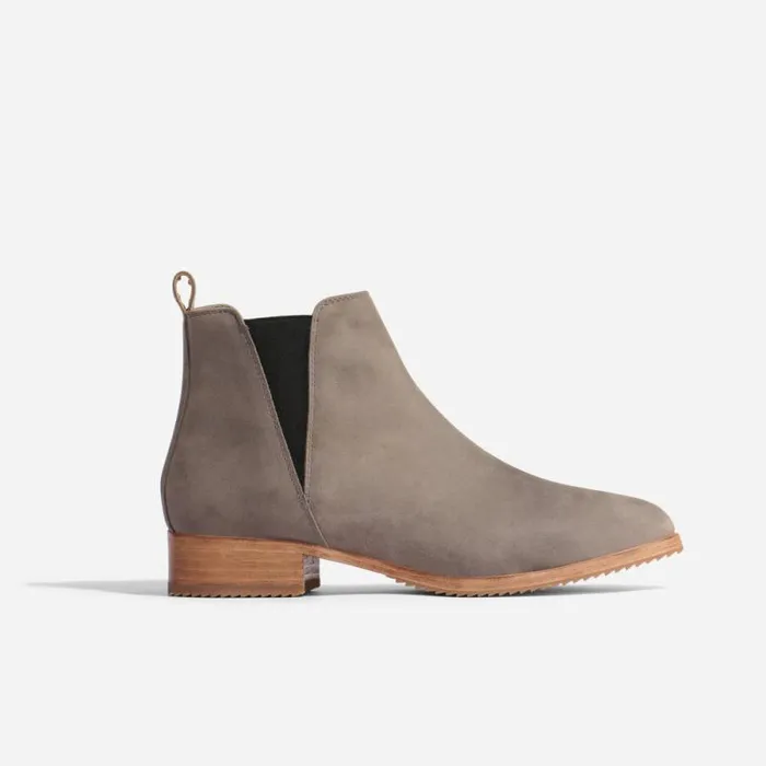 Nisolo Boots Women Eva Everyday Chelsea Boot Grey