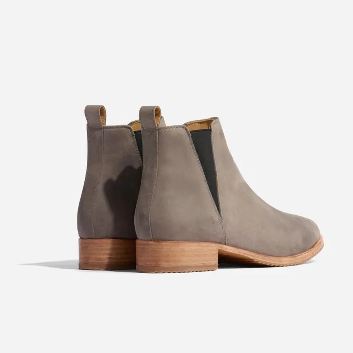 Nisolo Boots Women Eva Everyday Chelsea Boot Grey