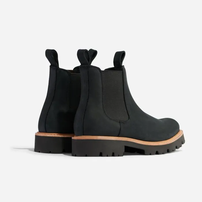 Nisolo Boots Women GoTo Lug Chelsea Boot Black