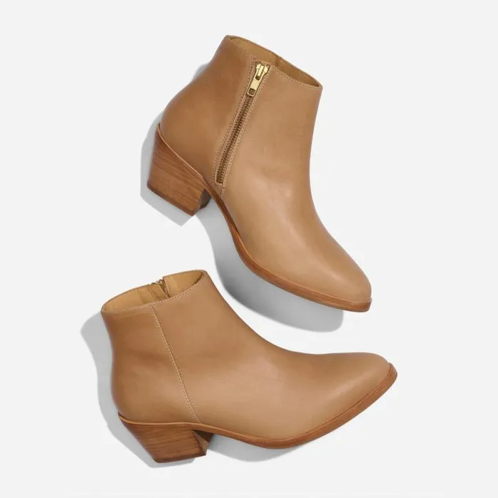Nisolo Boots Women Marisa Inside Zip Boot Almond Nisolo Boots Women Marisa Inside Zip Boot Almond
