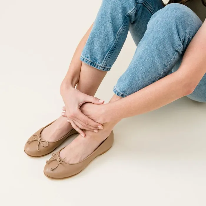 Nisolo Flats and Slip Ons Women Bea GoTo Ballet Flat Almond Nisolo Flats and Slip Ons Women Bea GoTo Ballet Flat Almond