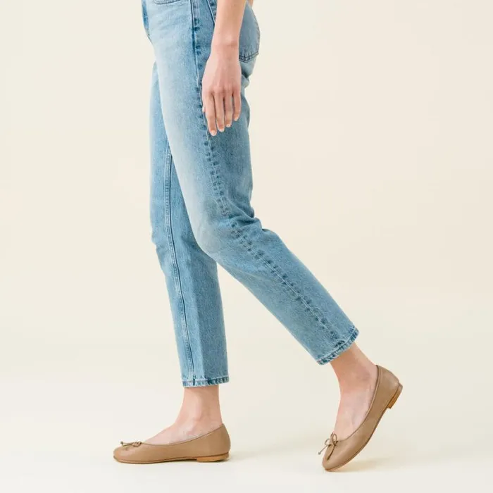 Nisolo Flats and Slip Ons Women Bea GoTo Ballet Flat Almond Nisolo Flats and Slip Ons Women Bea GoTo Ballet Flat Almond