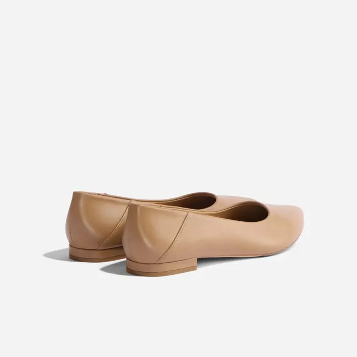 Nisolo Flats and Slip Ons Women Fina Pointed Toe Flat Almond Nisolo Flats and Slip Ons Women Fina Pointed Toe Flat Almond