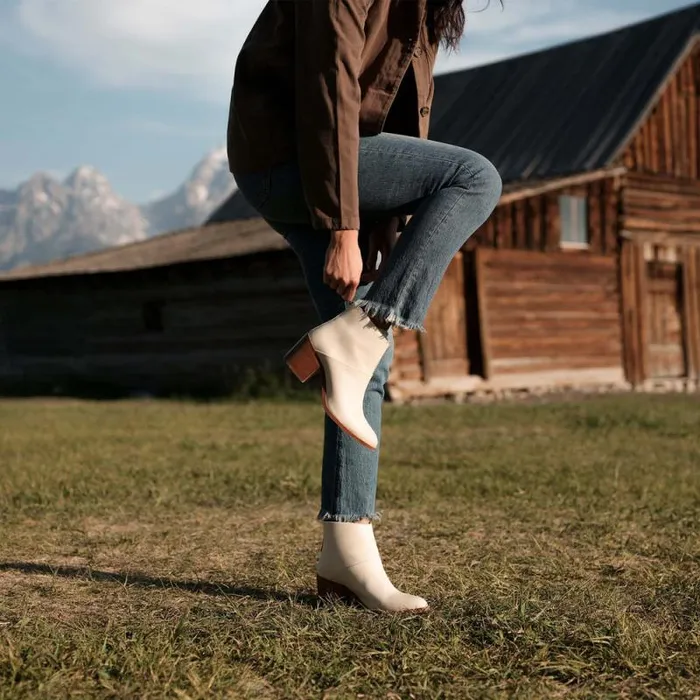 Nisolo Heels Women Dari Boot Bone Nisolo Heels Women Dari Boot Bone