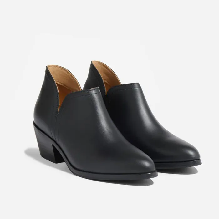 Nisolo Heels Women Mia Everyday Ankle Bootie Blackblack