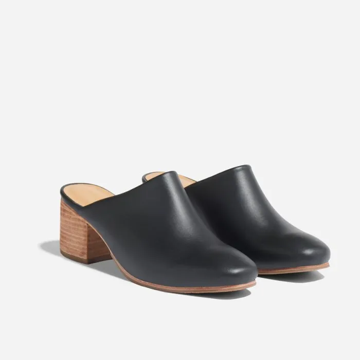 Nisolo Loafers and Mules Women AllDay Heeled Mule Black