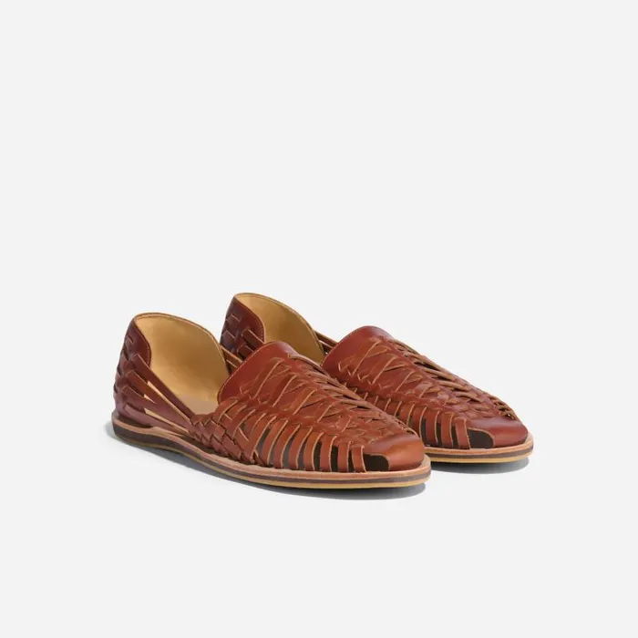 Nisolo Oxfords and Loafers Men Huarache Sandal Brandy