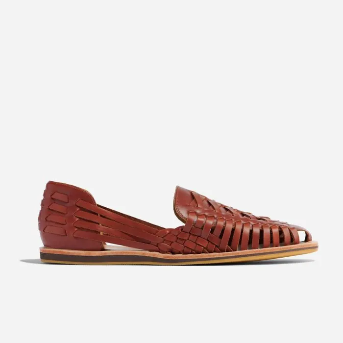 Nisolo Oxfords and Loafers Men Huarache Sandal Brandy