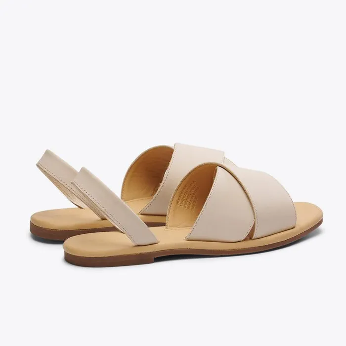 Nisolo Sandals Women AllDay Cross Strap Sandal Bone