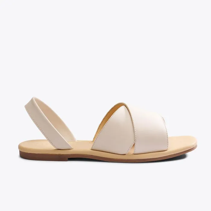 Nisolo Sandals Women AllDay Cross Strap Sandal Bone