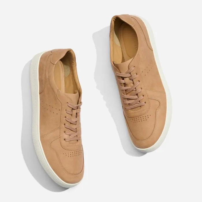 Nisolo Sneakers Men Beto GoTo Court Sneaker Almond Nisolo Sneakers Men Beto GoTo Court Sneaker Almond