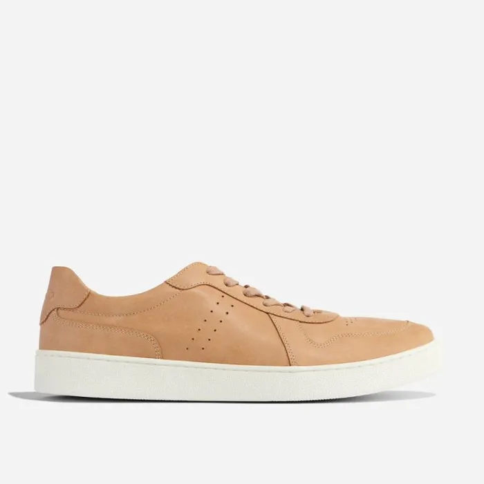 Nisolo Sneakers Men Beto GoTo Court Sneaker Almond Nisolo Sneakers Men Beto GoTo Court Sneaker Almond