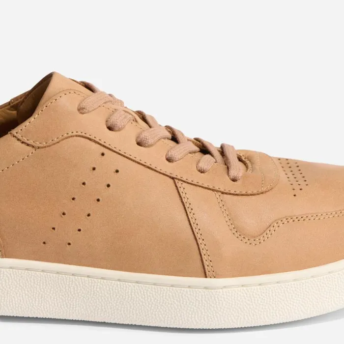 Nisolo Sneakers Men Beto GoTo Court Sneaker Almond Nisolo Sneakers Men Beto GoTo Court Sneaker Almond