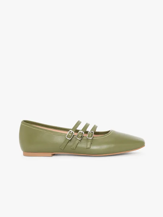 Nova Flat Olive Women Shoes Lisa Says Gah
