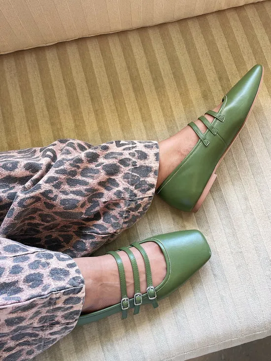 Nova Flat Olive Women Shoes Lisa Says Gah Nova Flat Olive Women Shoes Lisa Says Gah