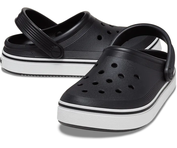 Off Court Clog Black Kids Crocs Clogs