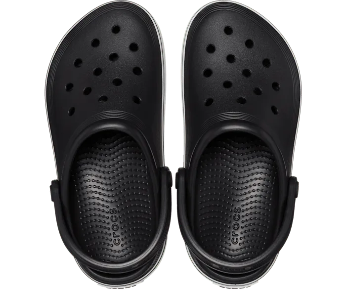 Off Court Clog Black Kids Crocs Clogs