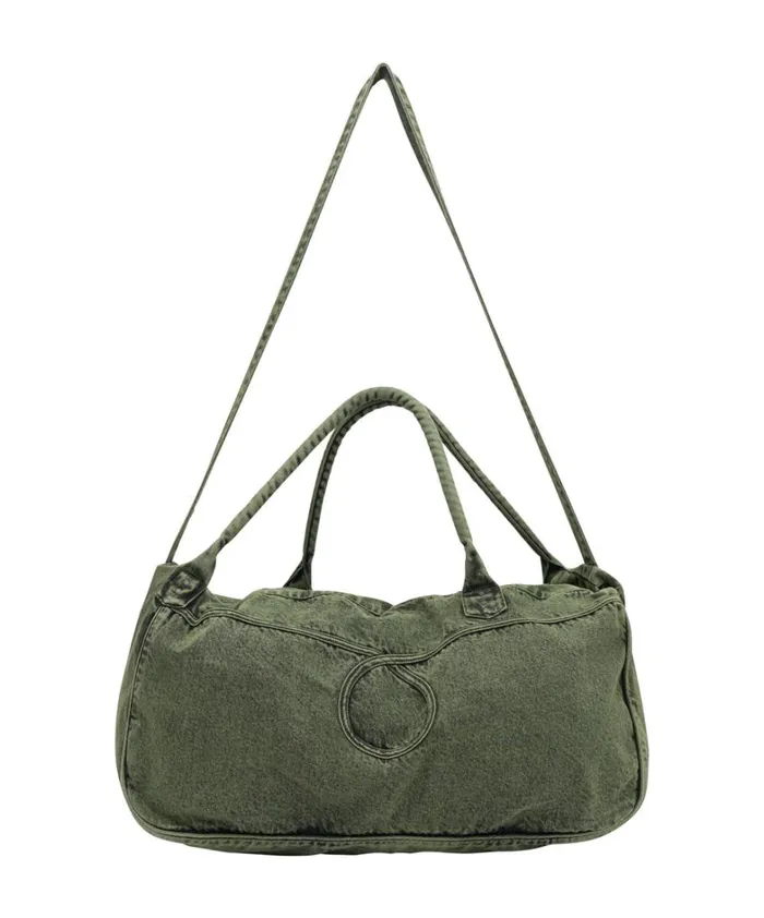 One Teaspoon Bags BLACK KHAKI DENIM OVERNIGHTER BAG 8211 Women One Teaspoon Bags BLACK KHAKI DENIM OVERNIGHTER BAG 8211 Women