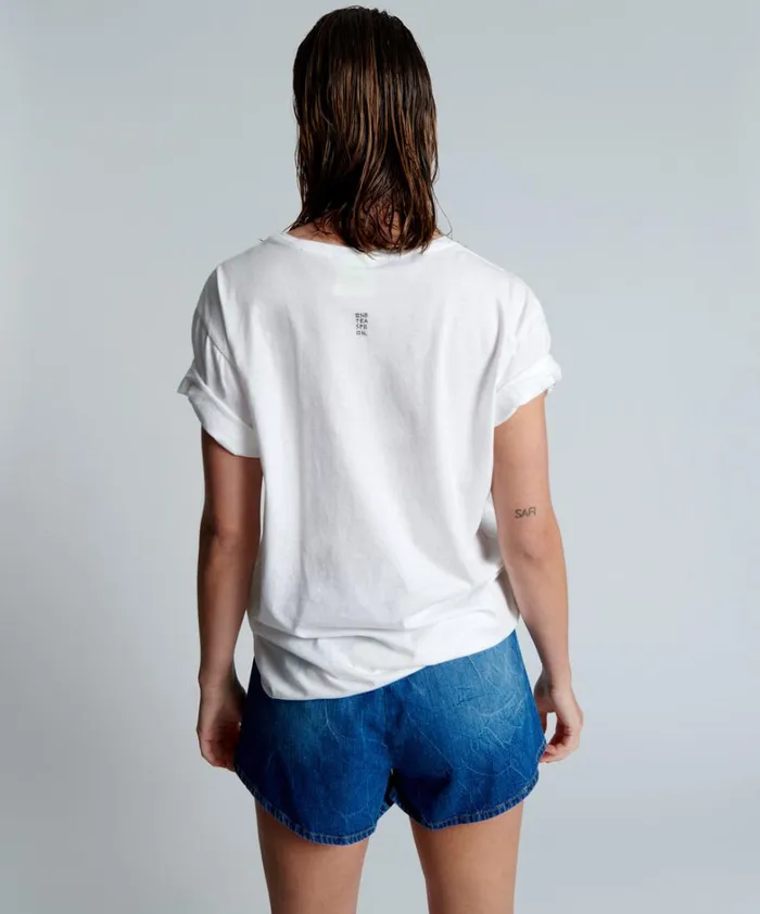 One Teaspoon Basic Tees BOWER BIKE CLUB ORGANIC UNISEX TEE 8211 Women One Teaspoon Basic Tees BOWER BIKE CLUB ORGANIC UNISEX TEE 8211 Women