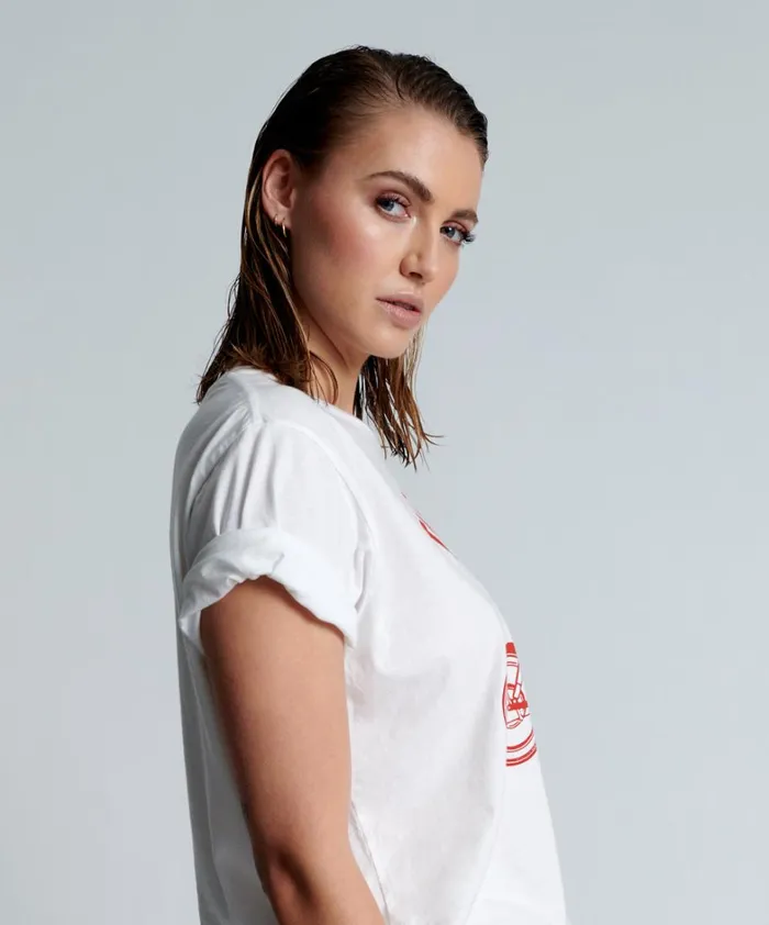One Teaspoon Basic Tees BOWER BIKE CLUB ORGANIC UNISEX TEE 8211 Women One Teaspoon Basic Tees BOWER BIKE CLUB ORGANIC UNISEX TEE 8211 Women