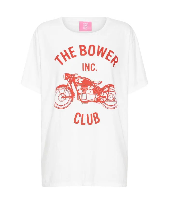 One Teaspoon Basic Tees BOWER BIKE CLUB ORGANIC UNISEX TEE 8211 Women One Teaspoon Basic Tees BOWER BIKE CLUB ORGANIC UNISEX TEE 8211 Women