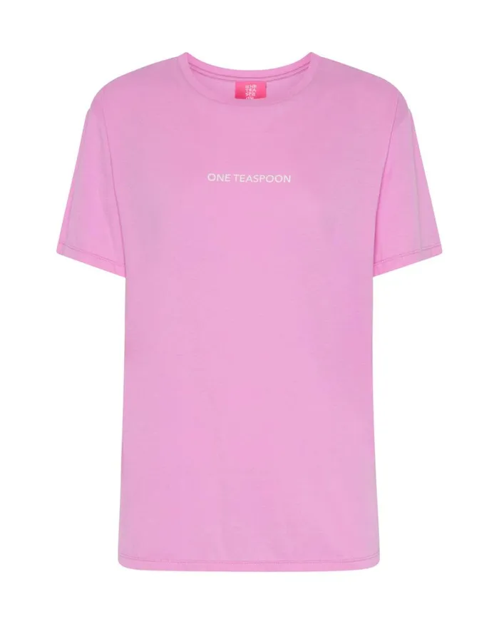 One Teaspoon Basic Tees CANDY LOGO ORGANIC CREW TEE 8211 Women One Teaspoon Basic Tees CANDY LOGO ORGANIC CREW TEE 8211 Women