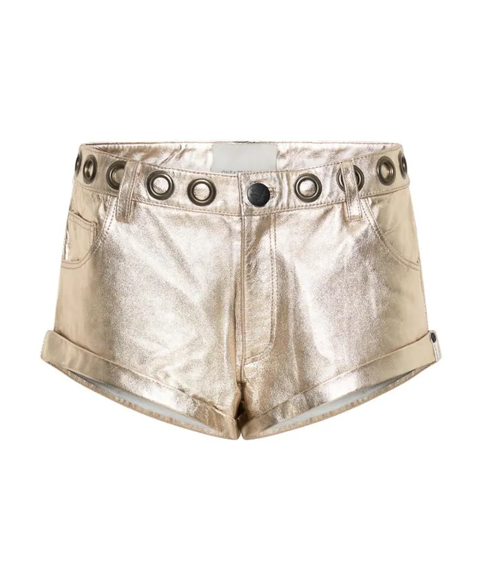 One Teaspoon Bottoms HEARTBREAK HOTEL LEATHER BANDITS 8211 Women