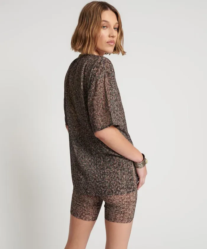 One Teaspoon Bottoms SAFARI CAMO MESH BIKE SHORTS 8211 Women One Teaspoon Bottoms SAFARI CAMO MESH BIKE SHORTS 8211 Women