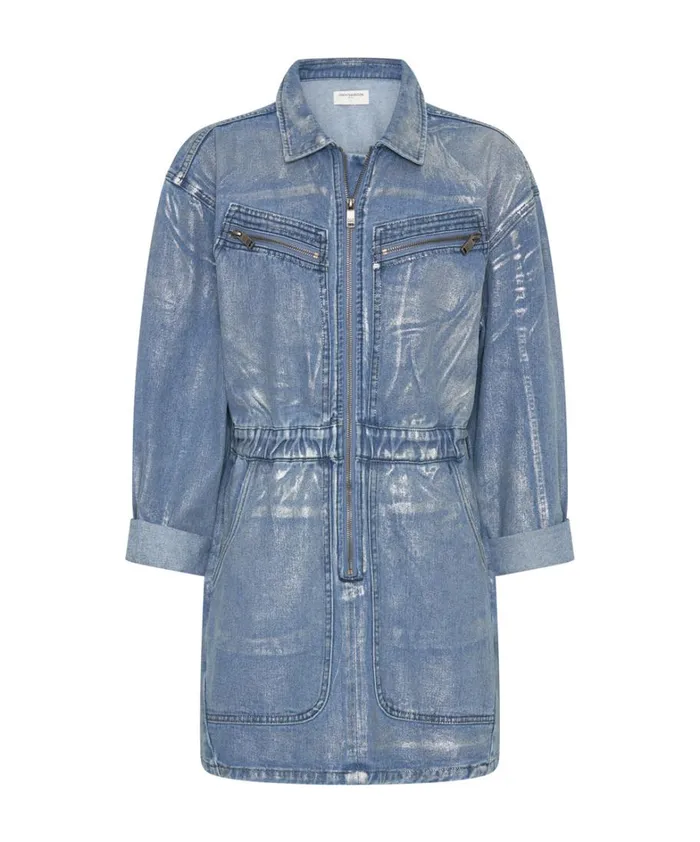One Teaspoon Denim Dresses BLUE FUTURE OLIVIA DRESS 8211 Women