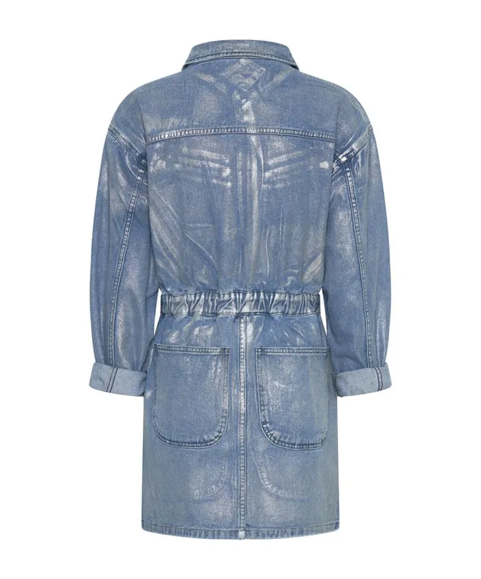 One Teaspoon Denim Dresses BLUE FUTURE OLIVIA DRESS 8211 Women