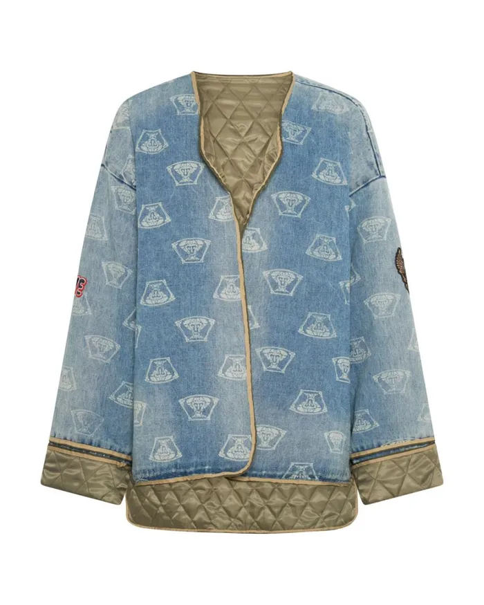 One Teaspoon Denim Jackets STUFFED MEDUSA DENIM JACKET 8211 Women