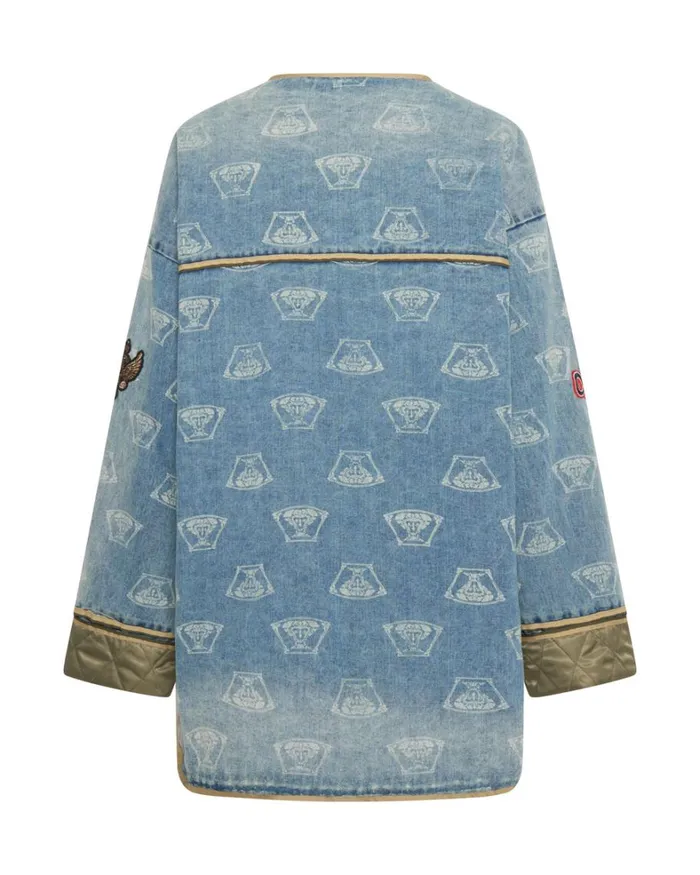 One Teaspoon Denim Jackets STUFFED MEDUSA DENIM JACKET 8211 Women