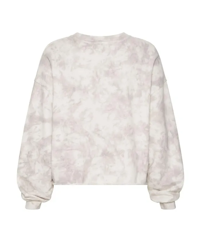 One Teaspoon Hoodies And Sweats OTS COMMUTER CROP SWEATER WHITE 8211 Women One Teaspoon Hoodies And Sweats OTS COMMUTER CROP SWEATER WHITE 8211 Women