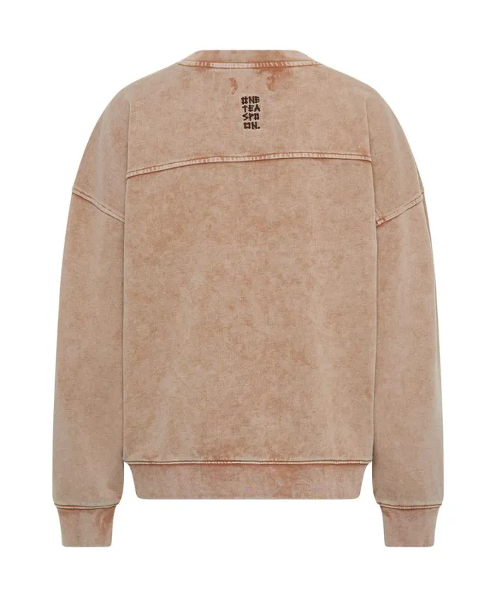One Teaspoon Hoodies And Sweats PEACE RETRO SWEATER 8211 Women