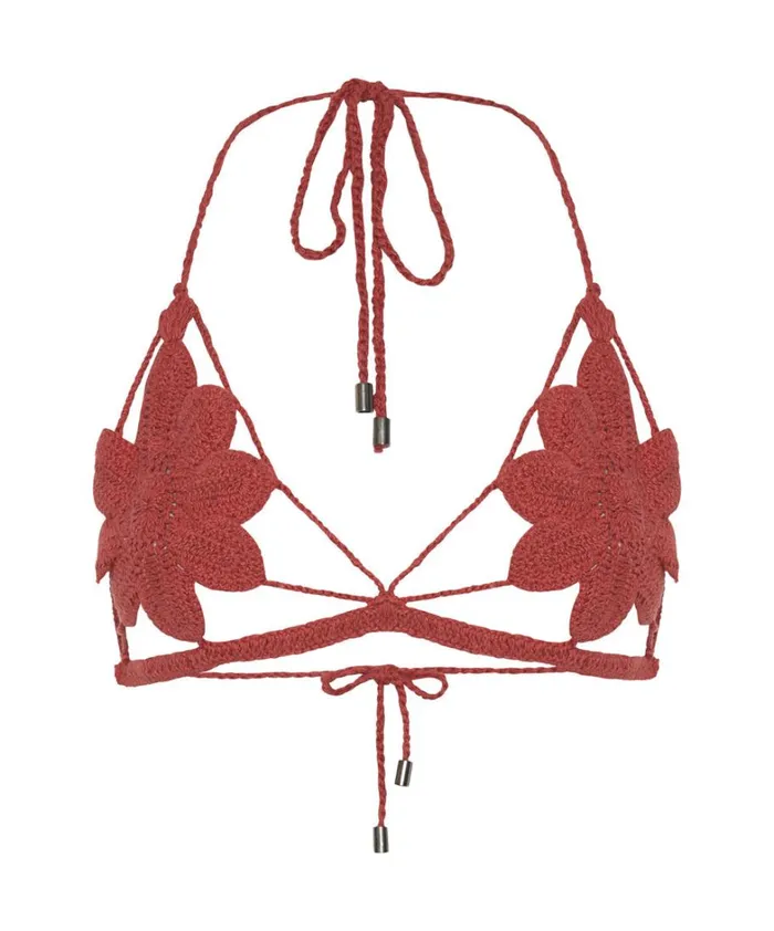 One Teaspoon Intimates DESERT FLOWER HAND CROCHET BRALETTE 8211 Women One Teaspoon Intimates DESERT FLOWER HAND CROCHET BRALETTE 8211 Women
