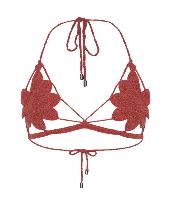 One Teaspoon Intimates DESERT FLOWER HAND CROCHET BRALETTE 8211 Women One Teaspoon Intimates DESERT FLOWER HAND CROCHET BRALETTE 8211 Women