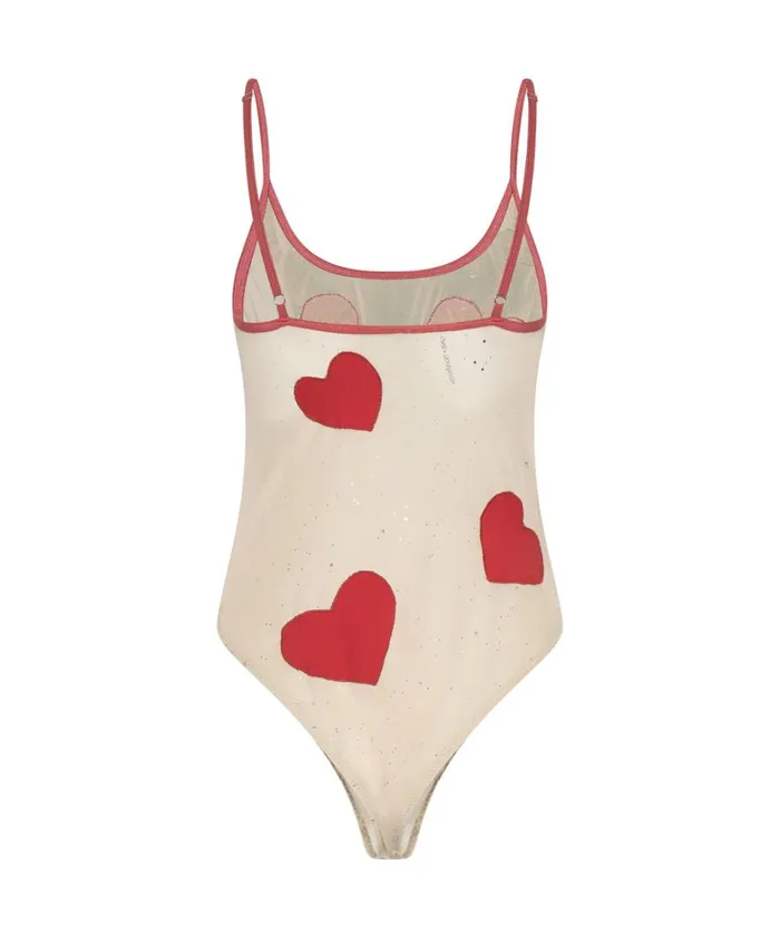 One Teaspoon Intimates HEARTBREAKER MESH BODYSUIT 8211 Women One Teaspoon Intimates HEARTBREAKER MESH BODYSUIT 8211 Women