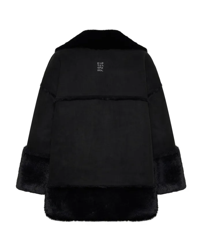 One Teaspoon Jackets FAUX SHEARLING AVIATOR COAT 8211 Women One Teaspoon Jackets FAUX SHEARLING AVIATOR COAT 8211 Women
