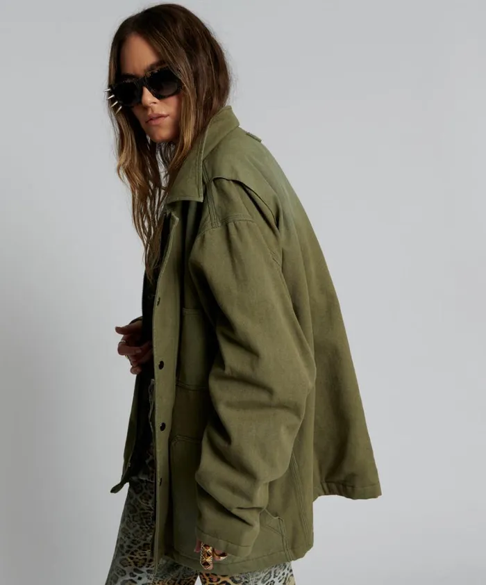 One Teaspoon Jackets MY BOYFRIENDS JACKET KHAKI 8211 Women One Teaspoon Jackets MY BOYFRIENDS JACKET KHAKI 8211 Women