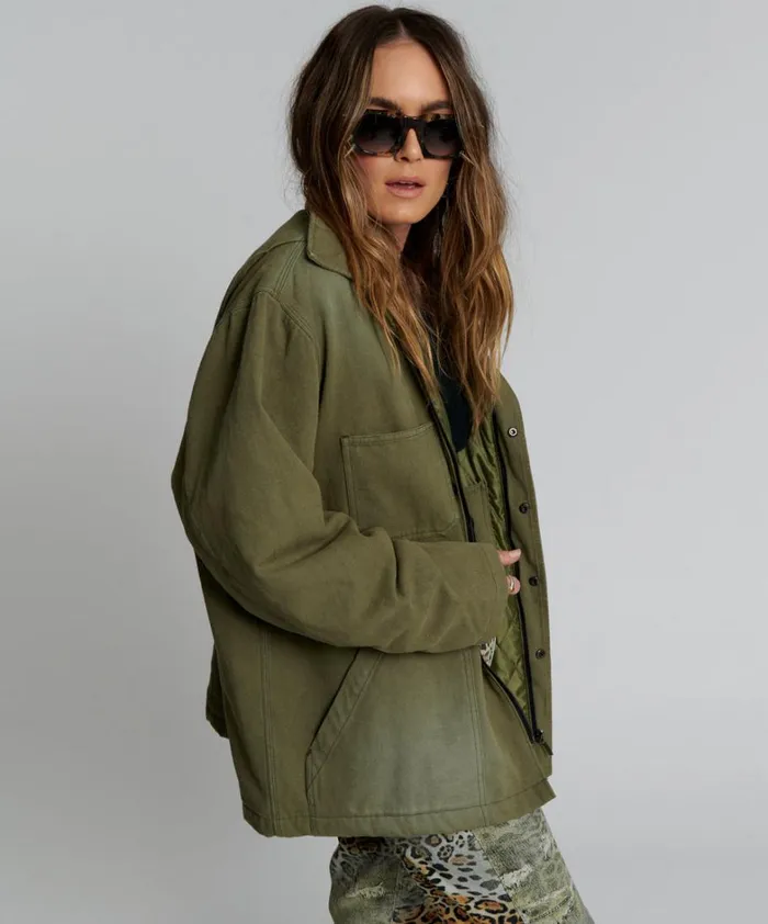 One Teaspoon Jackets MY BOYFRIENDS JACKET KHAKI 8211 Women One Teaspoon Jackets MY BOYFRIENDS JACKET KHAKI 8211 Women
