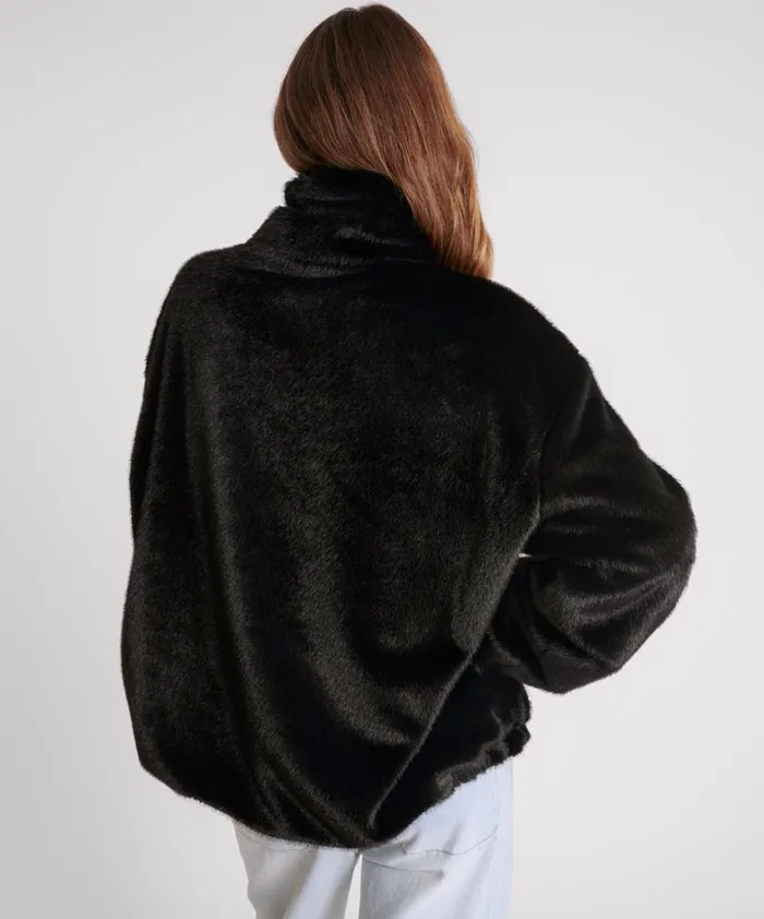 One Teaspoon Jackets SAUVAGE FAUX FUR PULLOVER JACKET 8211 Women One Teaspoon Jackets SAUVAGE FAUX FUR PULLOVER JACKET 8211 Women
