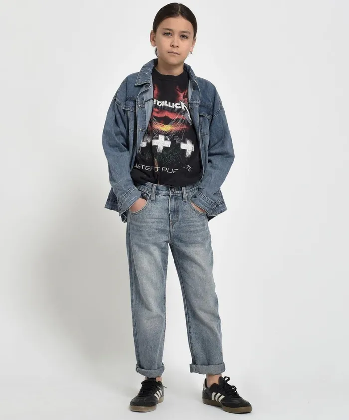 One Teaspoon Kids KIDS AWESOME BAGGIES STRAIGHT LEG JEAN 8211 Kids